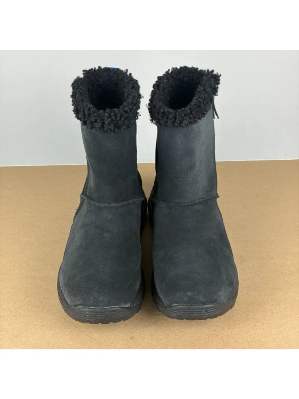 Merrell Icepack 2 Faux Fur Lined Winter Boots Womens 9 Black Side Zip Warm